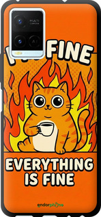 TPU чехол Funny Cat для Vivo Y21s - 6786b-2550 изображение 