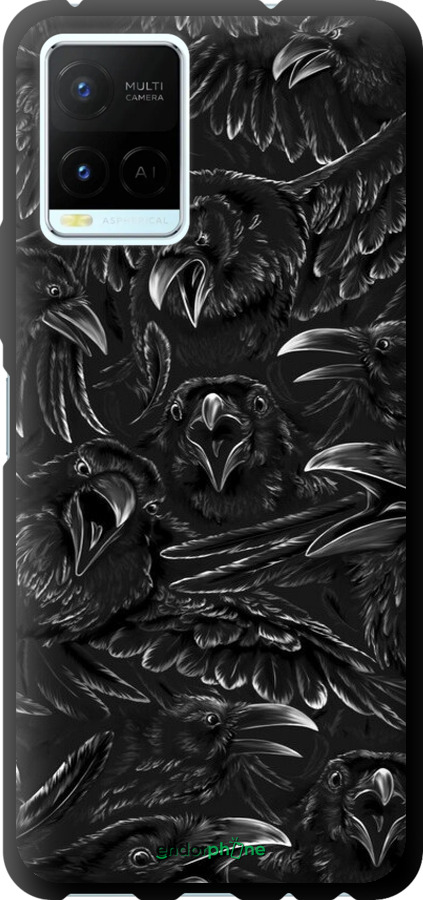 TPU чехол Вороня лють для Vivo Y21 - 6474b-669 изображение 