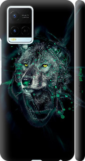 3D пластиковий матовий чехол Wolf для Vivo Y21s - 6610m-2550 изображение 
