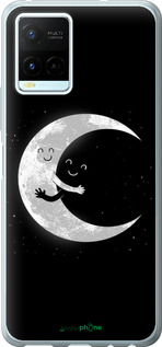 Силиконовый чехол Лунные объятия для Vivo Y21s - 6508u-2550 изображение 
