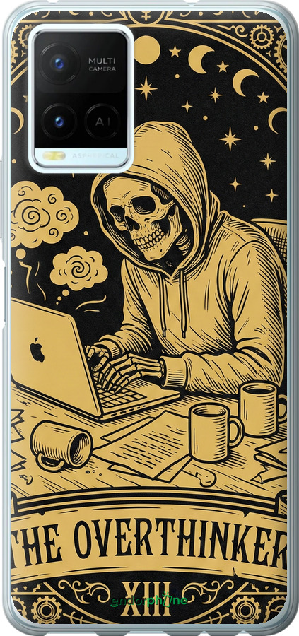 Силиконовый чехол The Overthinker для Vivo Y21 - 6774u-669 изображение 