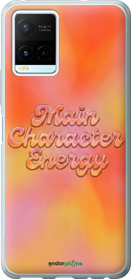 Силіконовий чехол Aura Gradient Main Character Energy Aesthetic Y2K для Vivo Y21 - 6783u-669 изображение 