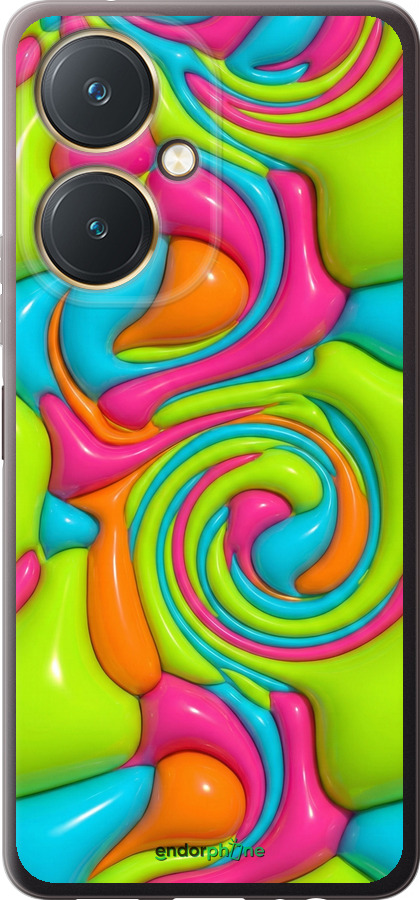 Силиконовый чехол Y2K Jelly Dream для Vivo Y27 - 6780u-579 изображение 