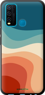 TPU чехол У стилі ретро з хвилями для Vivo Y30 - 6531b-2154 изображение 