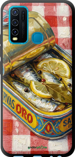 TPU чехол Vintage Sardine Tin Phone для Vivo Y30 - 6772b-2154 изображение 