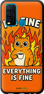 TPU чехол Funny Cat для Vivo Y30 - 6786b-2154 изображение 