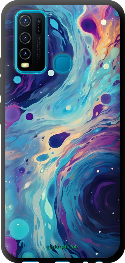 TPU чехол Арт акварель для Vivo Y30 - 6329b-2154 изображение 