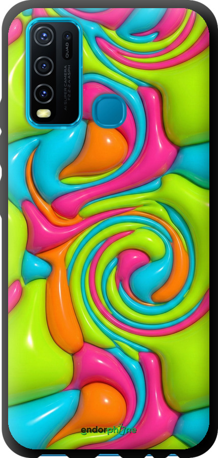 TPU чехол Y2K Jelly Dream для Vivo Y30 - 6780b-2154 изображение 