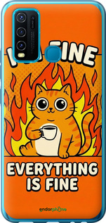 Силиконовый чехол 'Funny Cat' для Vivo Y30 изображение 9