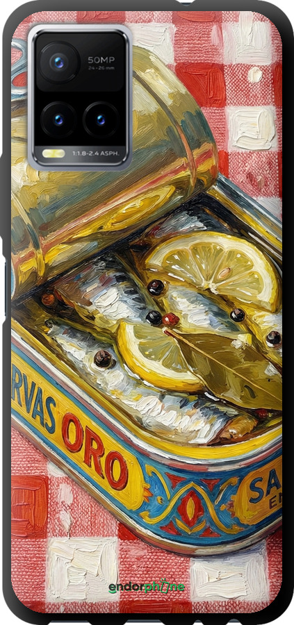 TPU чехол Vintage Sardine Tin Phone для Vivo Y33s - 6772b-2643 изображение 