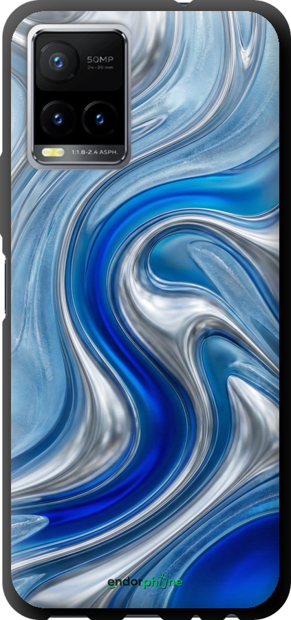 TPU чехол Liquid Chrome для Vivo Y33s - 6781b-2643 изображение 