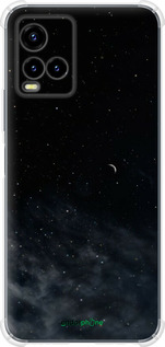 Силикон с усиленными углами чехол Ночное небо для Vivo Y33s - 6451sp-2643 изображение 