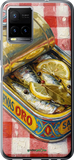 Силиконовый чехол Vintage Sardine Tin Phone для Vivo Y33s - 6772u-2643 изображение 