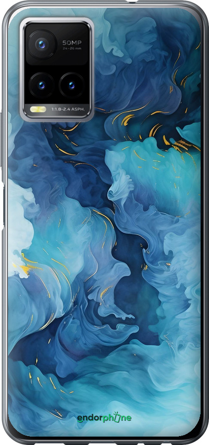 Силіконовий чехол Акварель для Vivo Y33s - 6320u-2643 изображение 