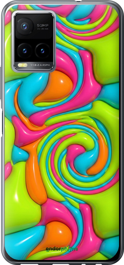 Силиконовый чехол Y2K Jelly Dream для Vivo Y33s - 6780u-2643 изображение 