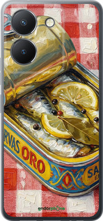 Силиконовый чехол 'Vintage Sardine Tin Phone' для Vivo Y27 5G изображение 3