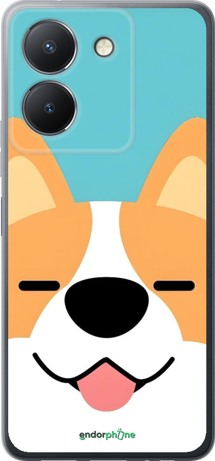 Силиконовый чехол Корги для Vivo Y36 5G - 6280u-3135 изображение 