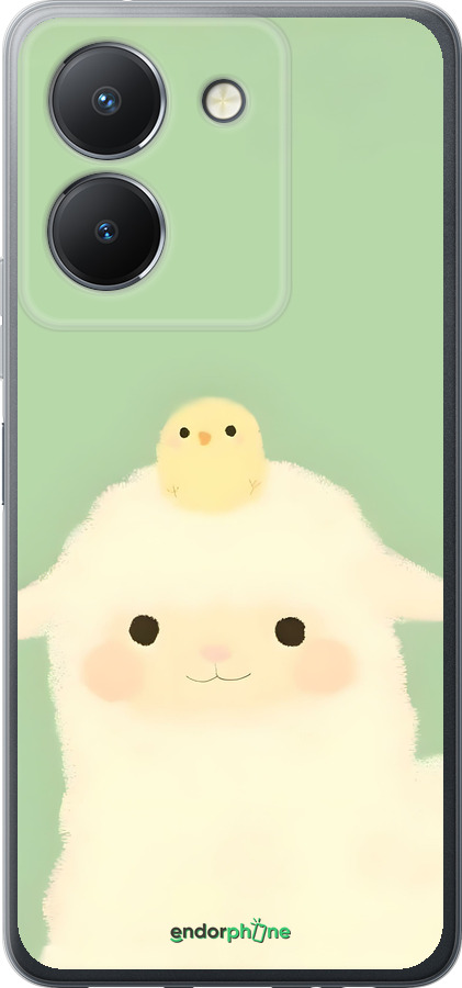 Силіконовий чехол Барашек и ципленок для Vivo Y27 5G - 6369u-3407 изображение 