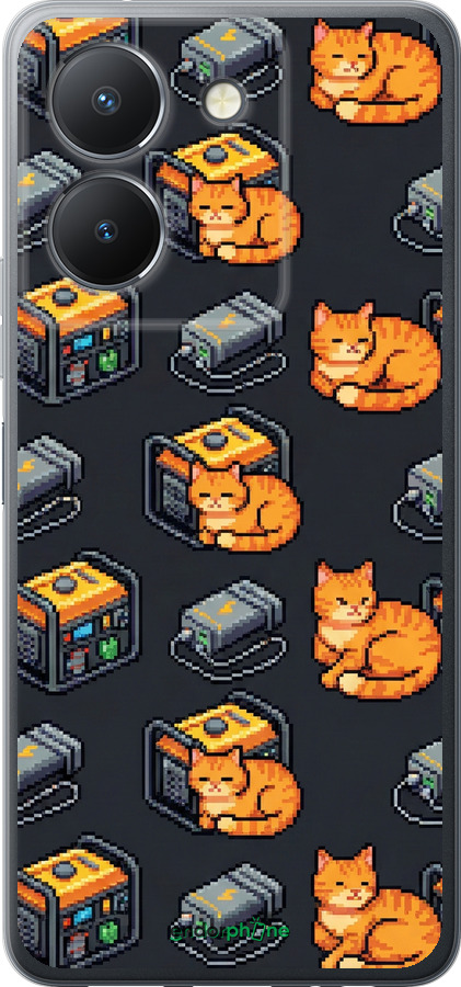 Силиконовый чехол Autonomous Zone для Vivo Y27 5G - 6771u-3407 изображение 