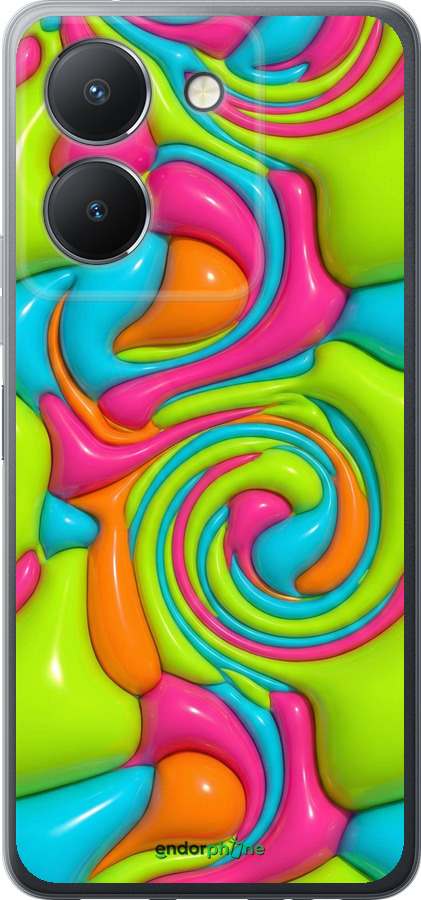 Силіконовий чехол Y2K Jelly Dream для Vivo Y27 5G - 6780u-3407 изображение 