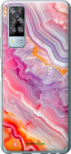 Силіконовий чехол Мрамор 2 для Vivo Y51 2020 - 6307u-2241 изображение 