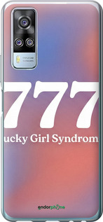 Силиконовый чехол 'Aesthetic Aura Gradient 777 Lucky Energy' для Vivo Y51 2020 изображение 6