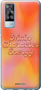 Силиконовый чехол 'Aura Gradient Main Character Energy Aesthetic Y2K' для Vivo Y51 2020 изображение 5