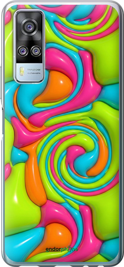 Силіконовий чехол Y2K Jelly Dream для Vivo Y51 2020 - 6780u-2241 изображение 