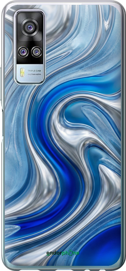 Силіконовий чехол Liquid Chrome для Vivo Y51 2020 - 6781u-2241 изображение 