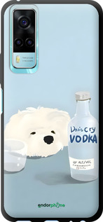 TPU чехол Пес водка для Vivo Y53s - 6368b-2438 изображение 