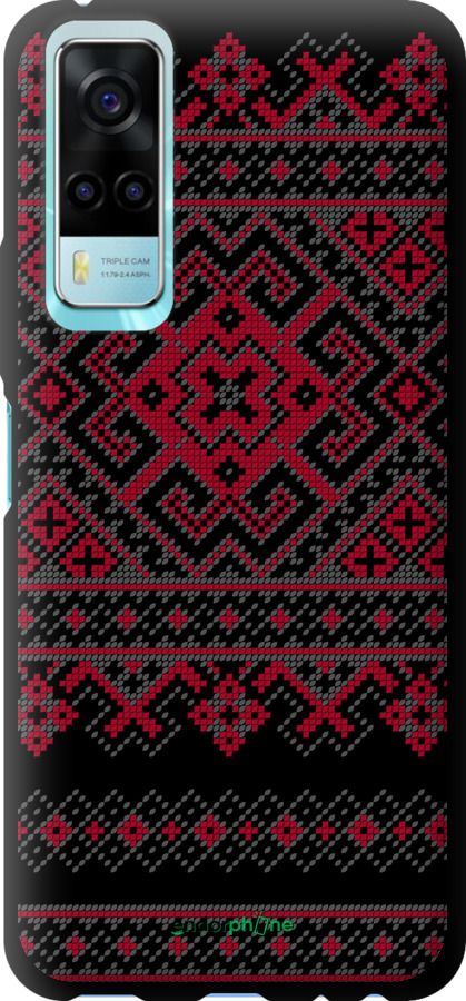 TPU чехол Вишиванка 52 для Vivo Y31 - 1763b-584 изображение 