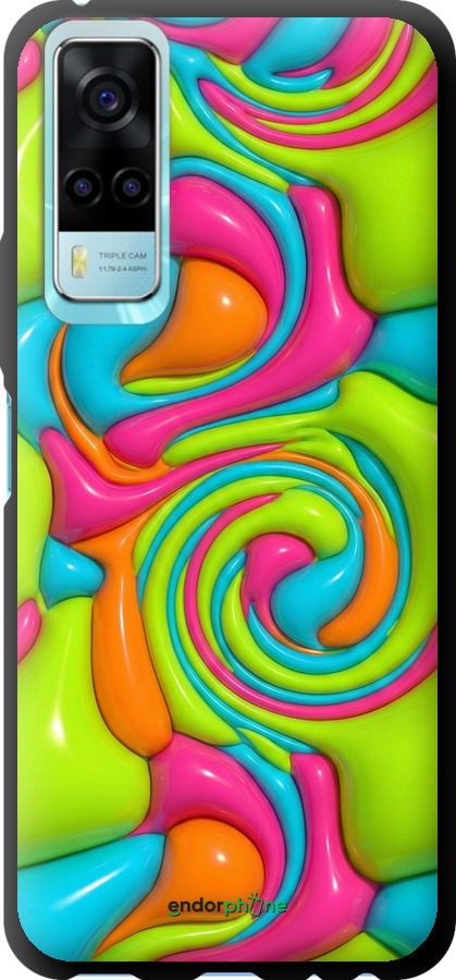 TPU чехол Y2K Jelly Dream для Vivo Y53s - 6780b-2438 изображение 