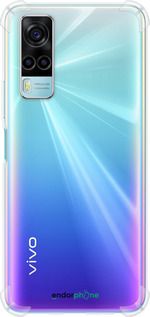 Силикон с усиленными углами чехол 'Прозрачный' для Vivo Y53s изображение 16