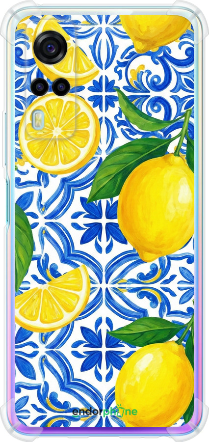 Силіконовий протиударний с посиленими кутами чехол Grocery Girl Italian Summer для Vivo Y31 - 6766sp-584 изображение 