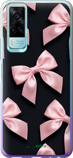 Силиконовый чехол Coquette Ribbons Dark Coquette для Vivo Y53s - 6767u-2438 изображение 