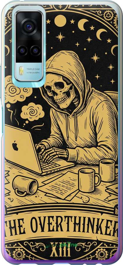 Силіконовий чехол The Overthinker для Vivo Y53s - 6774u-2438 изображение 