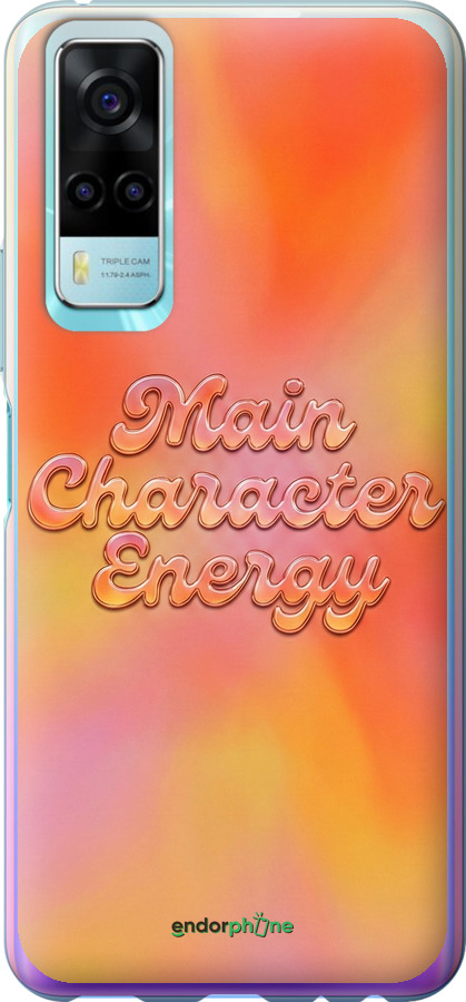 Силіконовий чехол Aura Gradient Main Character Energy Aesthetic Y2K для Vivo Y31 - 6783u-584 изображение 