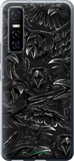 Силіконовий чехол Вороня лють для Vivo Y73S - 6474u-2159 изображение 