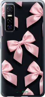 Силиконовый чехол Coquette Ribbons Dark Coquette для Vivo Y73S - 6767u-2159 изображение 