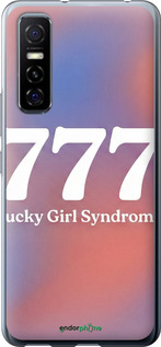 Силиконовый чехол 'Aesthetic Aura Gradient 777 Lucky Energy' для Vivo Y73S изображение 3