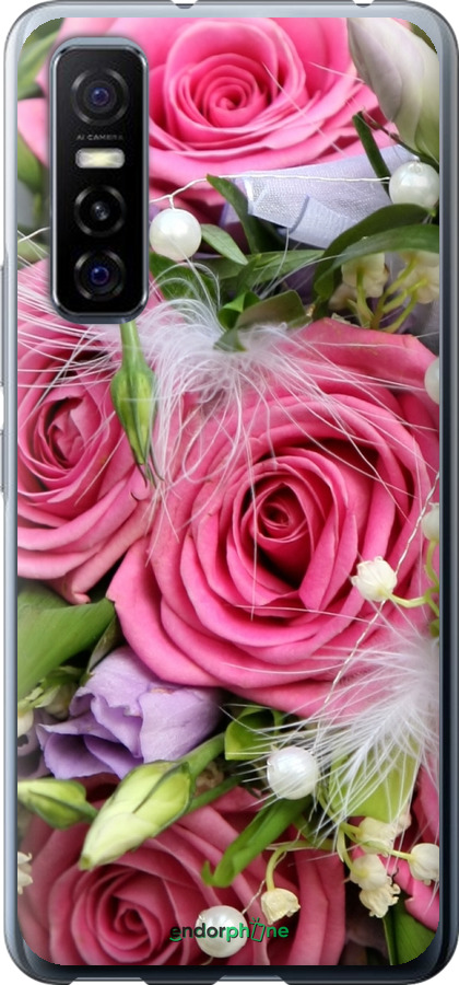 

Силіконовий чохол "Ніжність" для Vivo Y73S, Рожевий