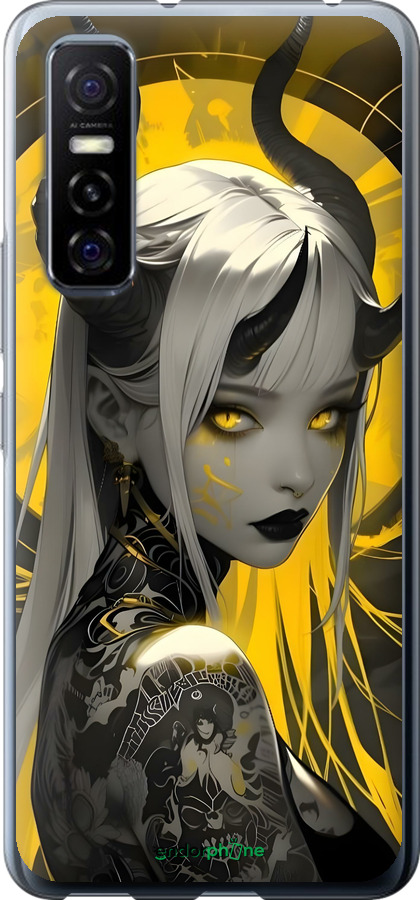 Силиконовый чехол Аниме демон 2 для Vivo Y73S - 6309u-2159 изображение 