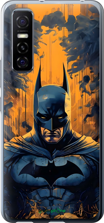 Силиконовый чехол Бэтмен для Vivo Y73S - 6335u-2159 изображение 