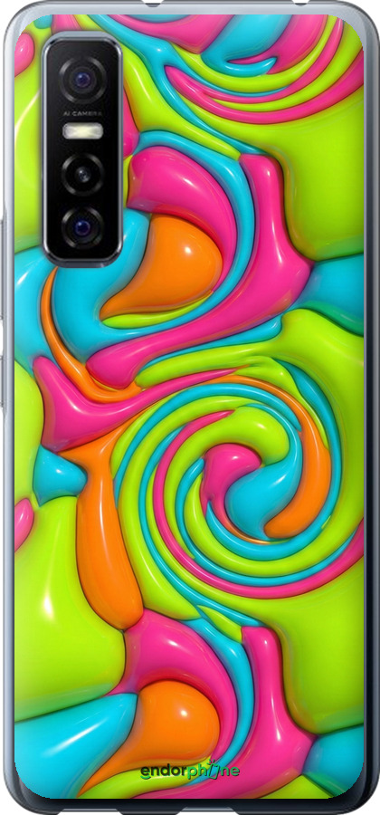 Силиконовый чехол Y2K Jelly Dream для Vivo Y73S - 6780u-2159 изображение 