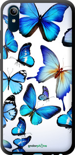 TPU чехол Бабочки для Vivo Y91C - 6023b-1762 изображение 