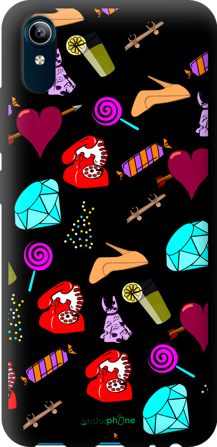 TPU чехол stickers для Vivo Y91C - 4757b-1762 изображение 