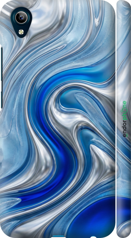 3D пластиковый матовый чехол Liquid Chrome для Vivo Y91C - 6781m-1762 изображение 