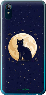 Силіконовий чехол Cute Cat Celestial/Witchy для Vivo Y91C - 6787u-1762 изображение 
