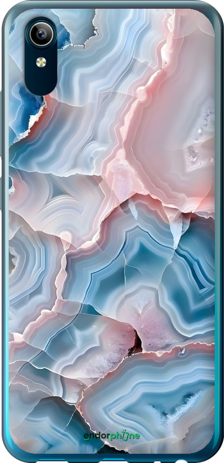 Силиконовый чехол Мрамор для Vivo Y91C - 6306u-1762 изображение 