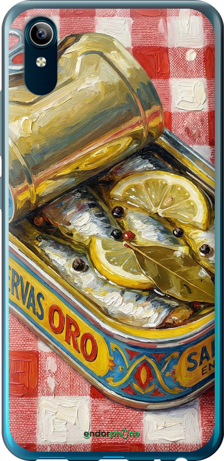 Силіконовий чехол Vintage Sardine Tin Phone для Vivo Y91C - 6772u-1762 изображение 